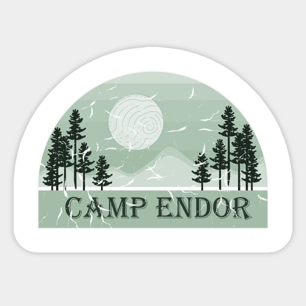 Camp Endor Sticker by Sci-Emily